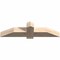 Ekena Millwork Eugene Smooth Timber Gable Bracket, Douglas Fir, 48"W x 12"H x 5 1/2"D x 5 1/2"F, 6/12 Pitch GBW048X12X0606EUG00SDF - alternate 3